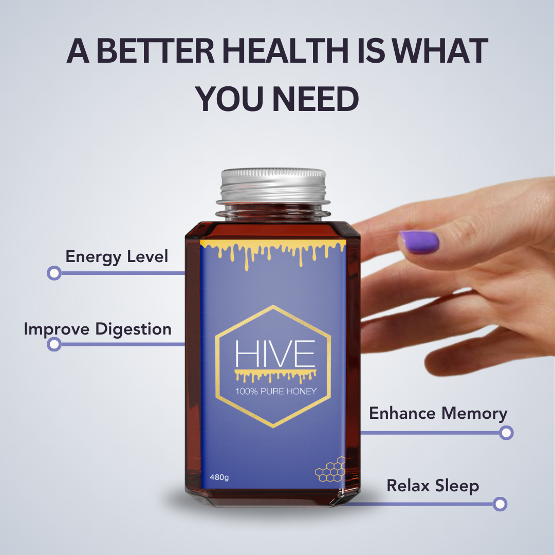 HIVE 100% Pure Honey 480g