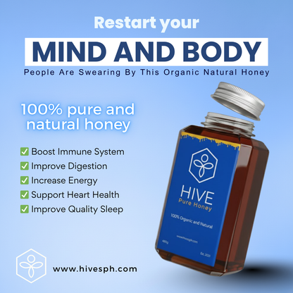 HIVE 100% Pure Honey 480g