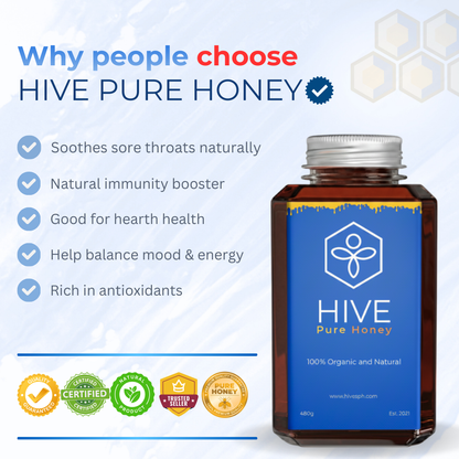 HIVE 100% Pure Honey 480g