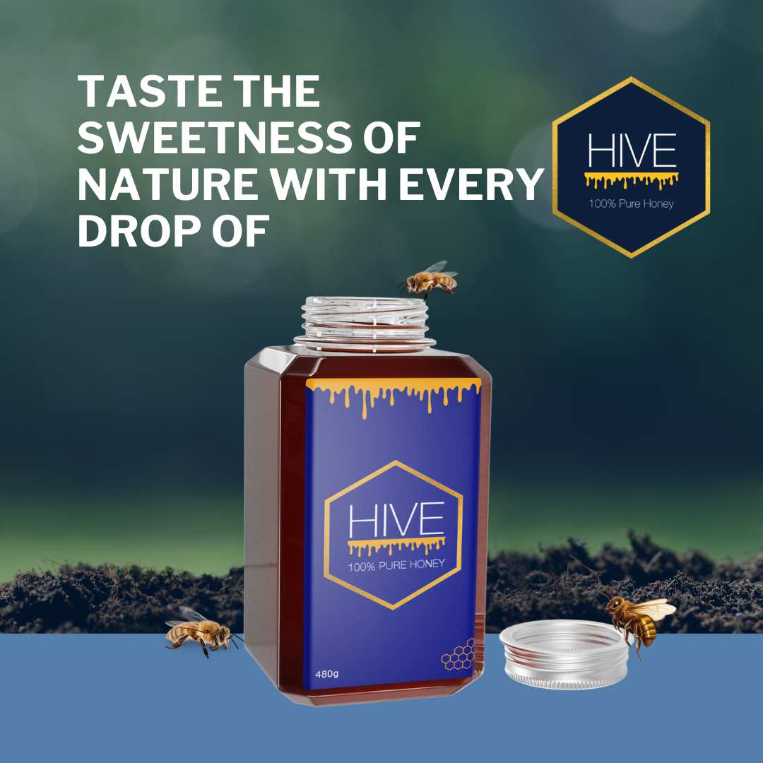 HIVE 100% Pure Honey 480g