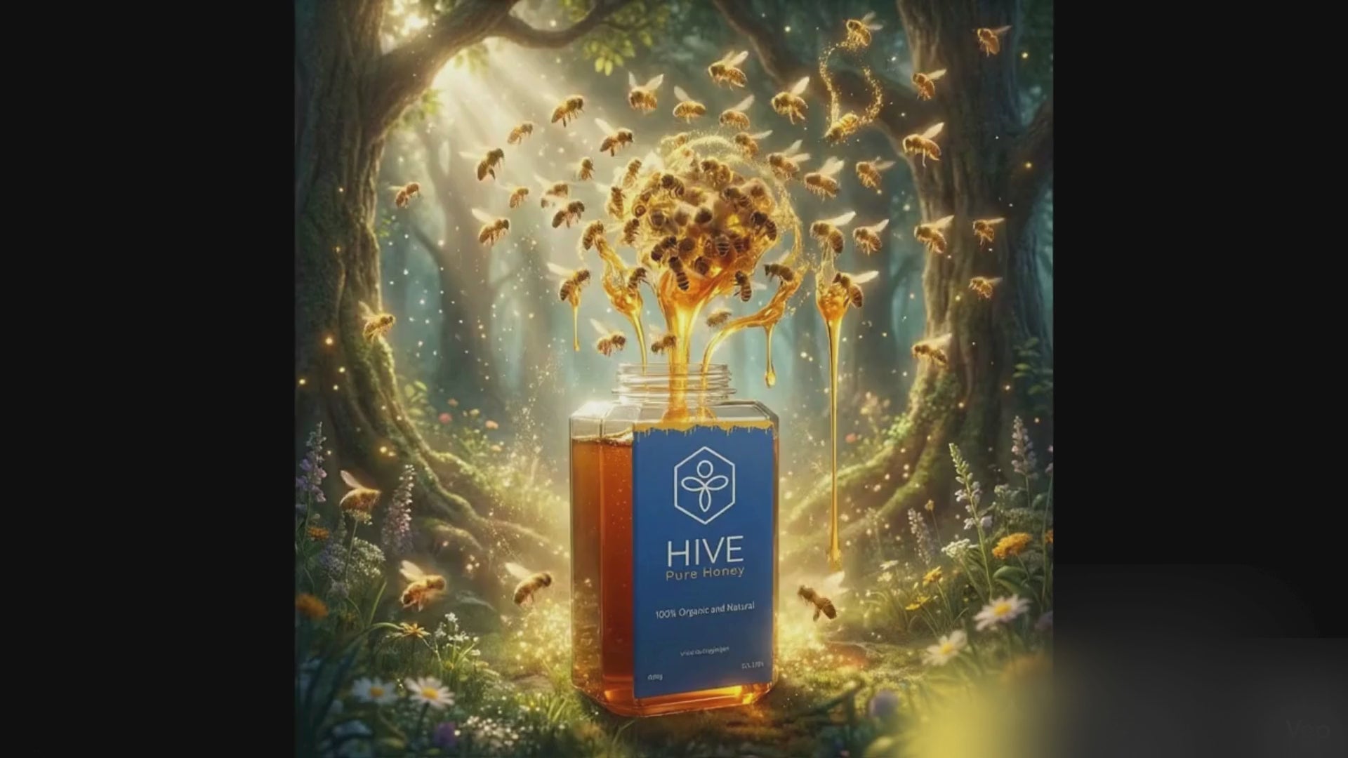 Load video: 100% Pure and Natural Honey, Organic and Raw from Hive